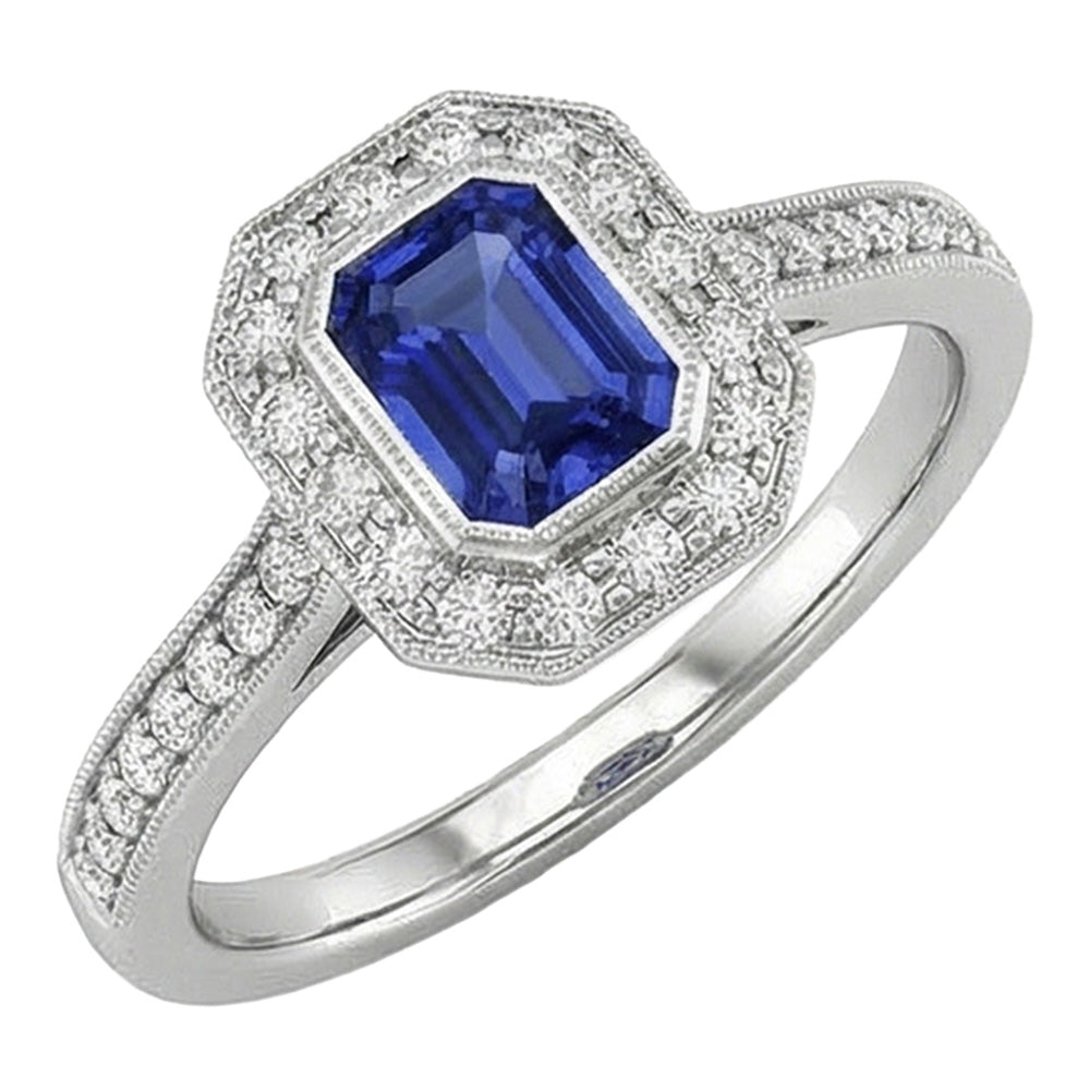 echter round diamant 3.50Karat ring Vorderansicht