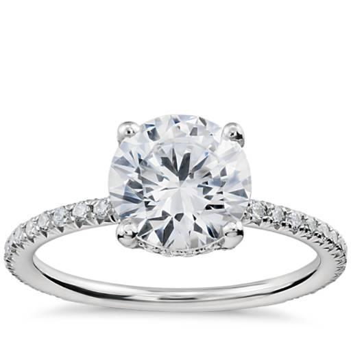 Goldring mit 5 Karat Echt Diamantakzent