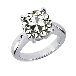 Edler Diamant im Old Mine Cut Einzelstein-Ring 2 Karat – 14