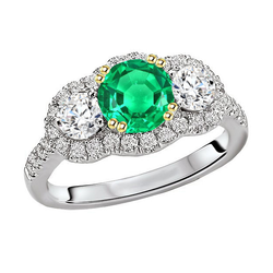 Premium Edelstein-Ring – Edler Smaragd 2,50 Karat | HarryChadEnt