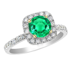 Luxuriöser Schmuckstein-Ring – Edler Smaragd 3 Karat