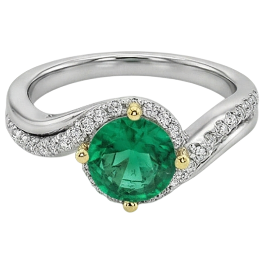 Brillanter Schmuckstein-Ring 2,50 Karat – Frontansicht