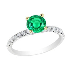 Luxuriöser GIA-Zertifiziert Smaragd Edelstein-Ring – 1,50 Karat