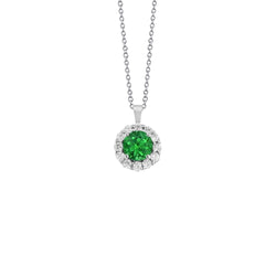 Smaragd VVS Schmuck 4,65 Karat in 14K Weißgold