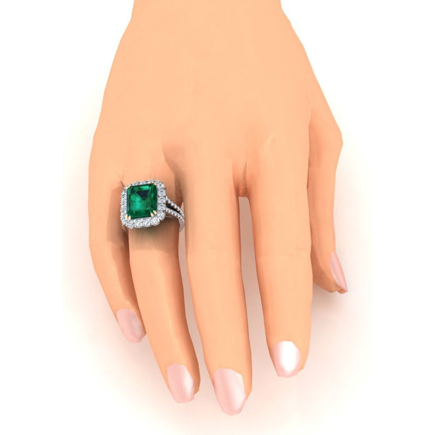 Smaragd-Diamant-Ring3