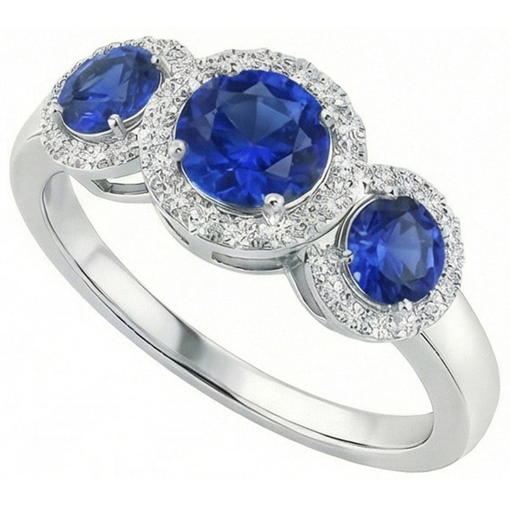 echter round diamant 4.50Karat ring Detailansicht