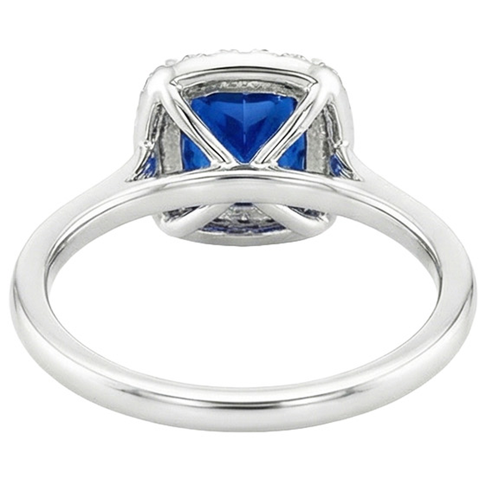 echter round diamant 2.75Karat ring Seitenansicht