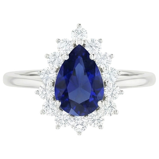 echter round diamant 2.25Karat ring Seitenansicht