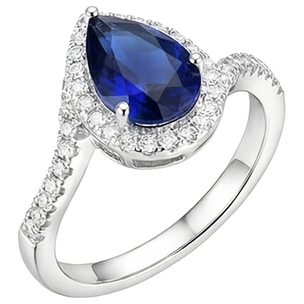 echter round diamant 4Karat ring Detailansicht