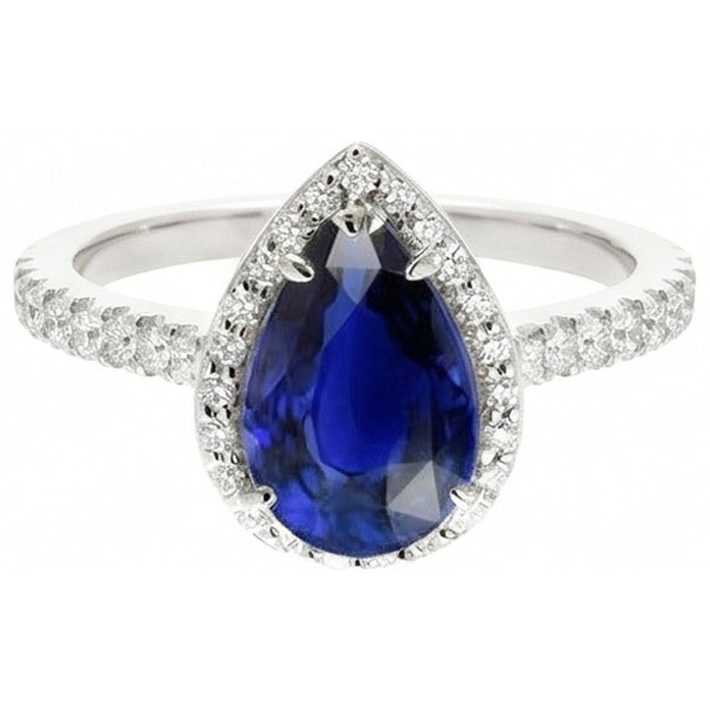 echter round diamant 3.25Karat ring Detailansicht