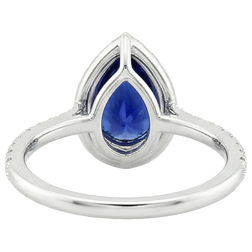 echter round diamant 5.50Karat ring Draufsicht