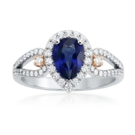 echter round diamant 2Karat ring Seitenansicht