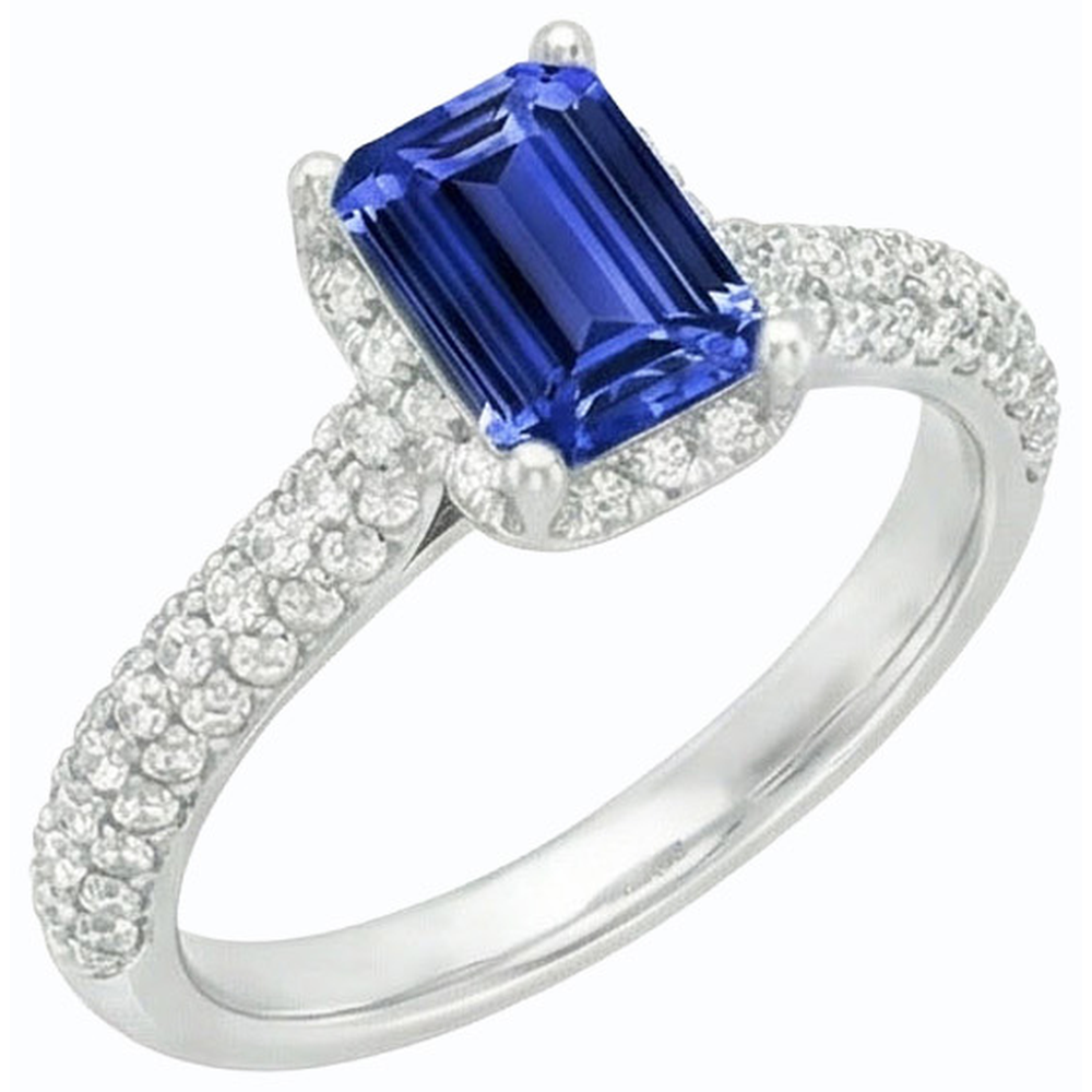 echter round diamant 3.50Karat ring Seitenansicht