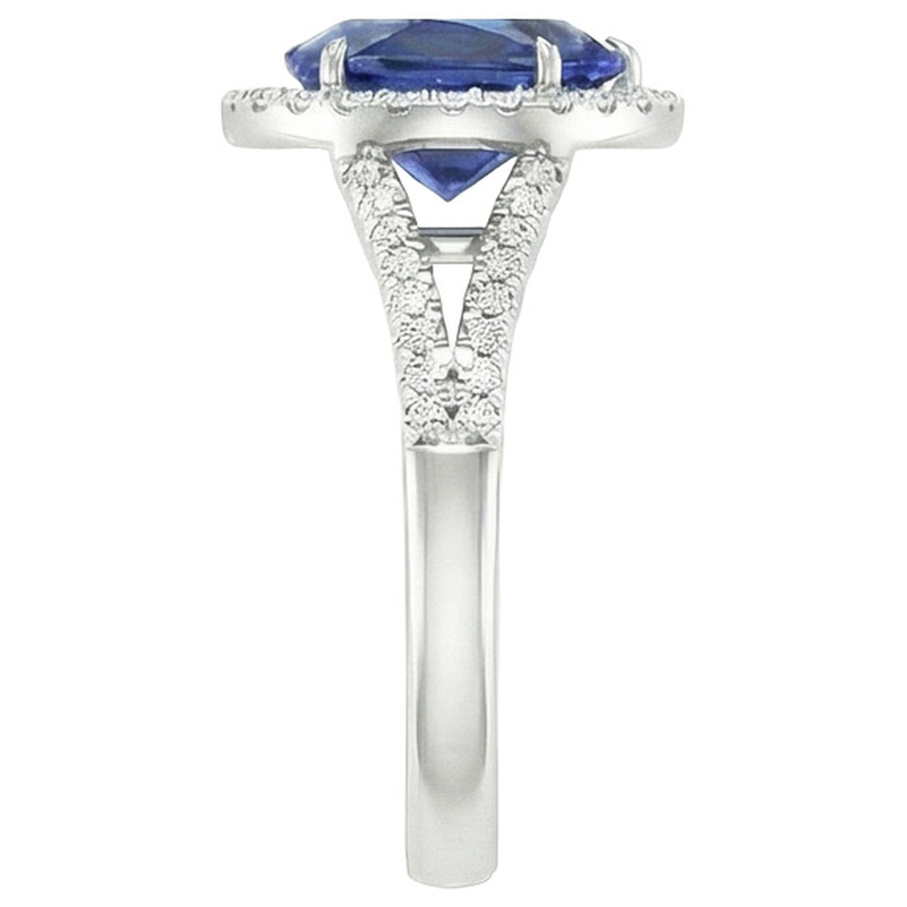 Halo-Ceylon-Blau-Saphir-Ring