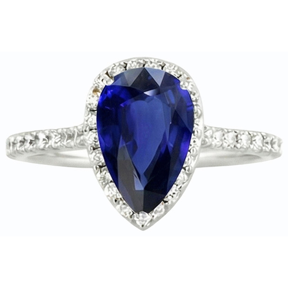 echter round diamant 4Karat ring Draufsicht