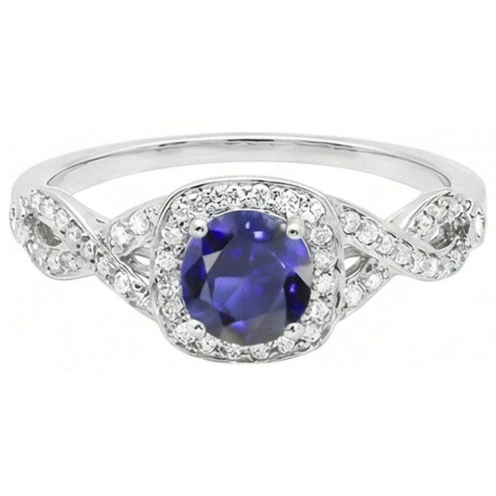 echter round diamant 2.50Karat ring Seitenansicht