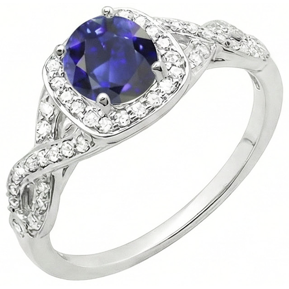 echter round diamant 2.50Karat ring Detailansicht