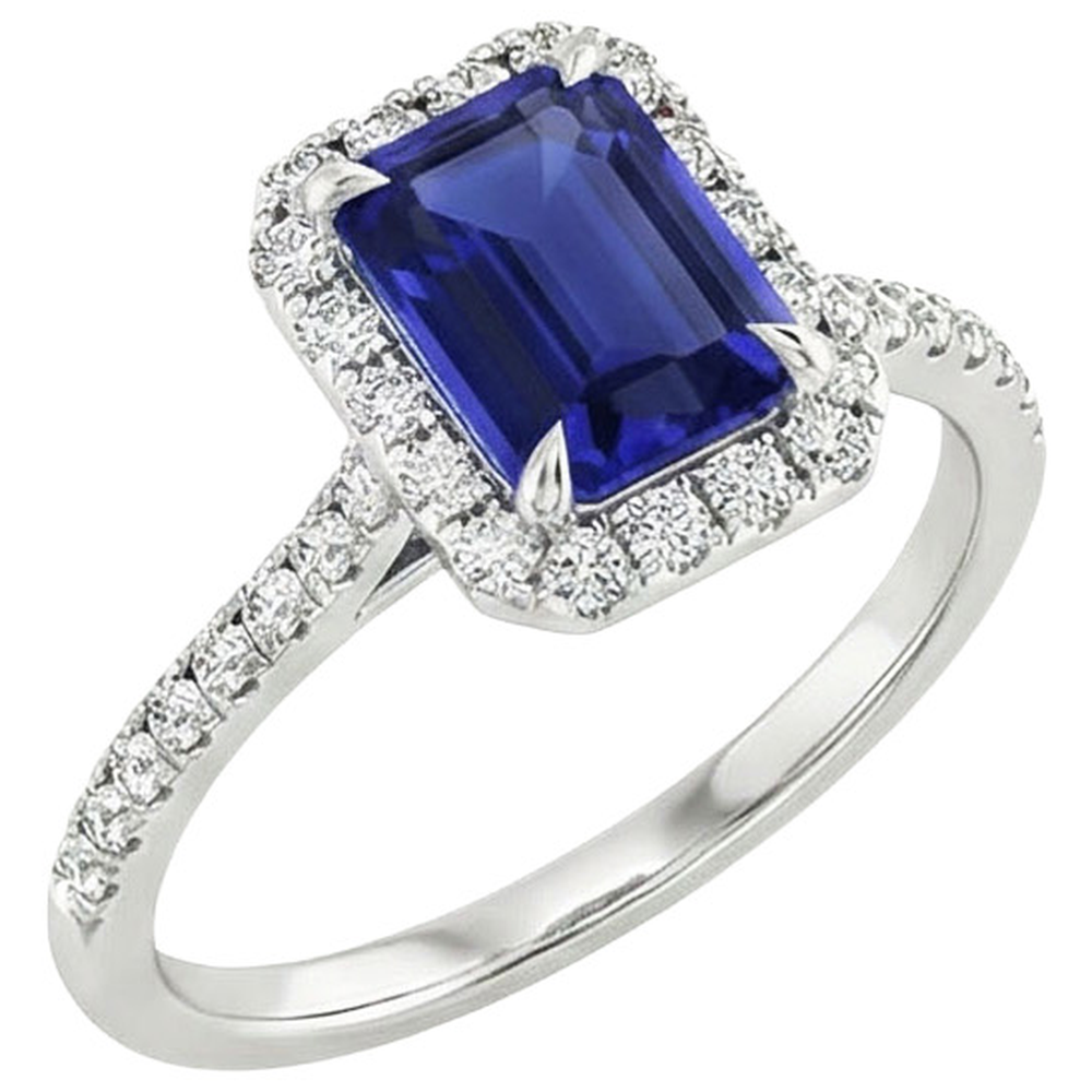echter round diamant 4.25Karat ring Seitenansicht