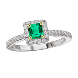 Feiner Edelstein-Ring – Edler Smaragd 2 Karat | HarryChadEnt