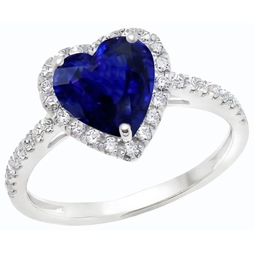 echter heart diamant 3.50Karat ring Detailansicht