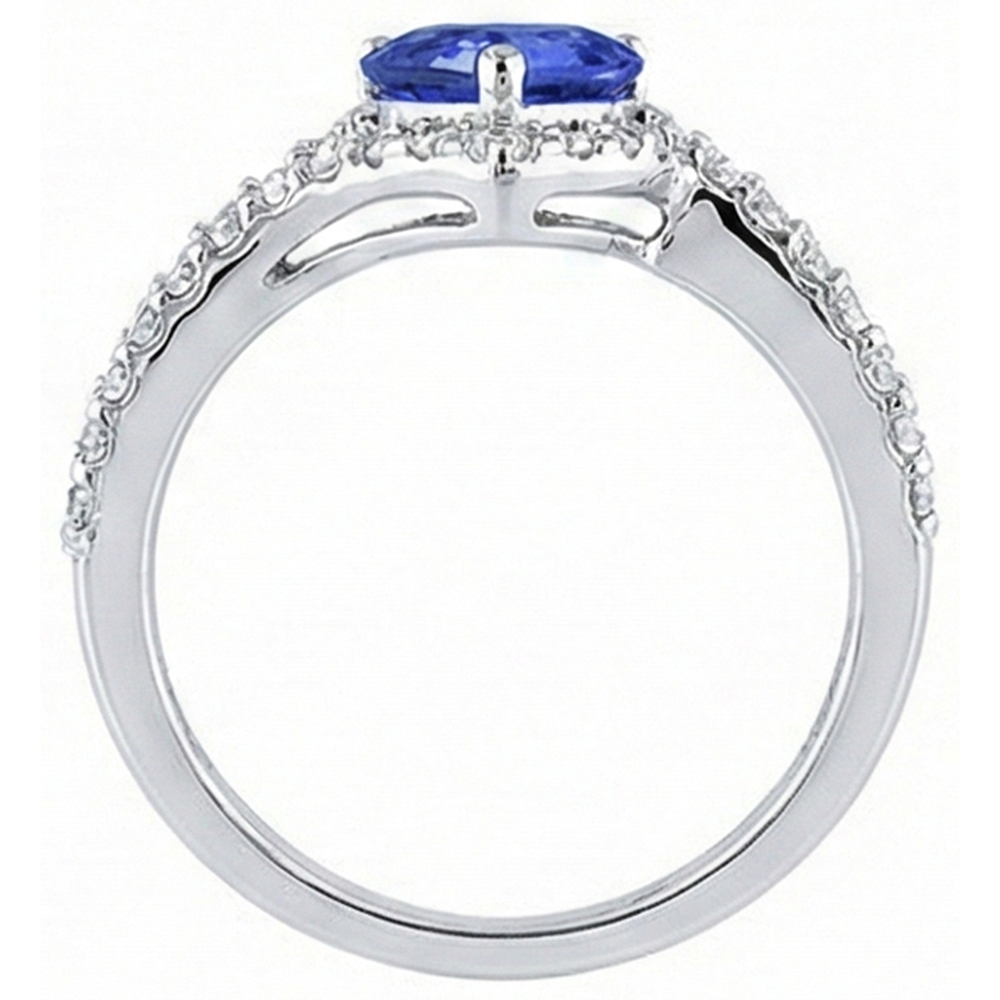 echter heart diamant 4Karat ring Detailansicht