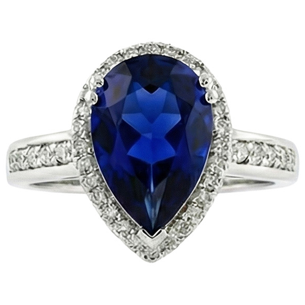 echter round diamant 3.75Karat ring Detailansicht