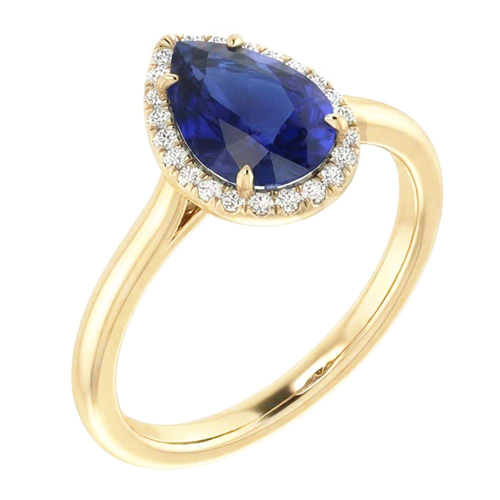 echter round diamant 3Karat ring Detailansicht