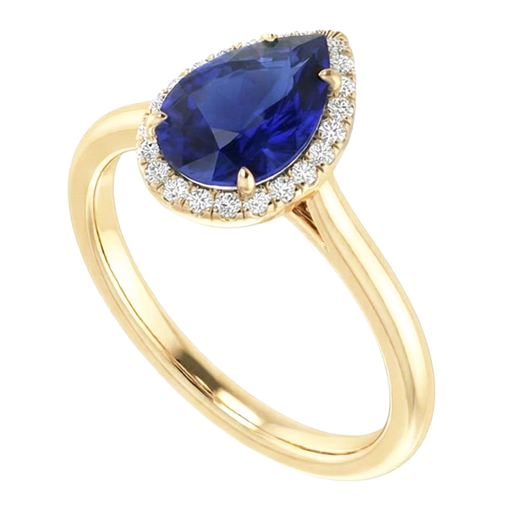 echter round diamant 3Karat ring Draufsicht