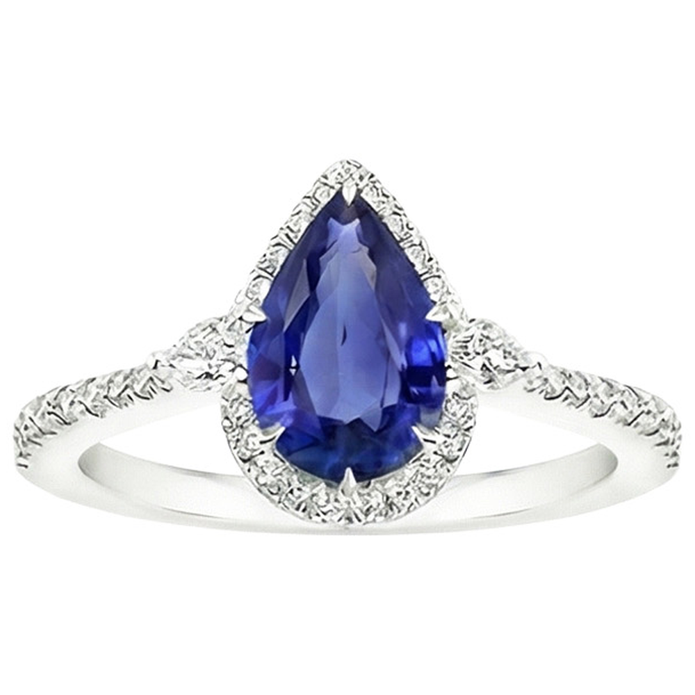 echter round diamant 5.25Karat ring auf Weiß