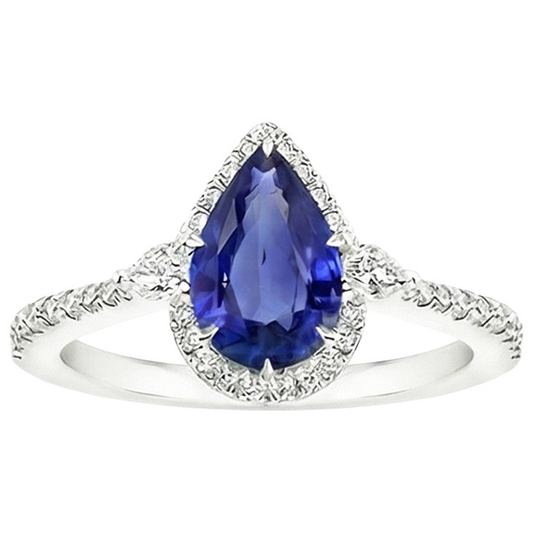 echter round diamant 5.25Karat ring auf Weiß