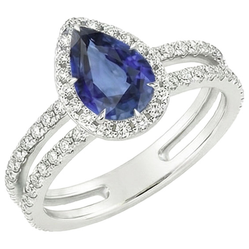 echter round diamant 4.50Karat ring Seitenansicht