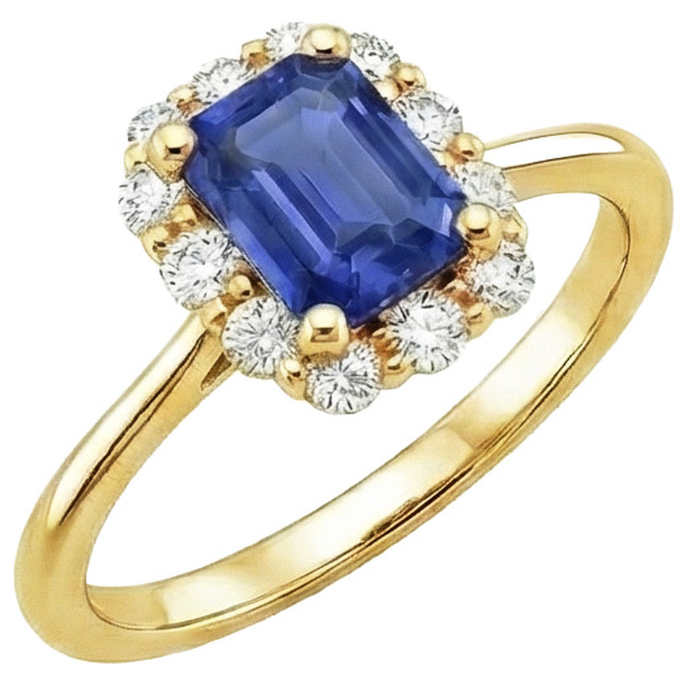 echter round diamant 4.25Karat ring Detailansicht