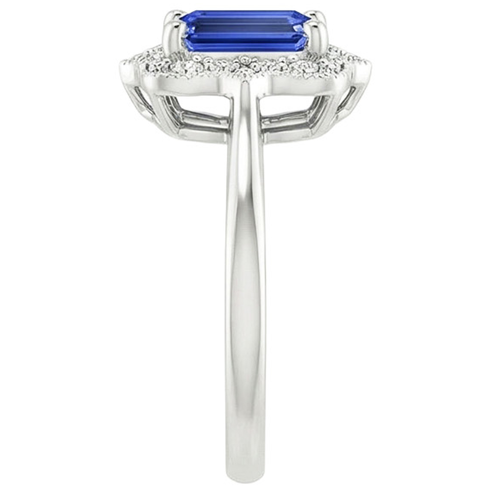 echter round diamant 4Karat ring auf Weiß