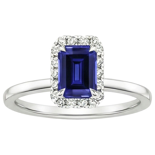 echter round diamant 4Karat ring Draufsicht