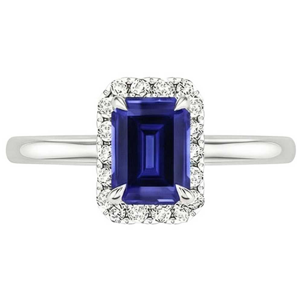 echter round diamant 4Karat ring Profilansicht