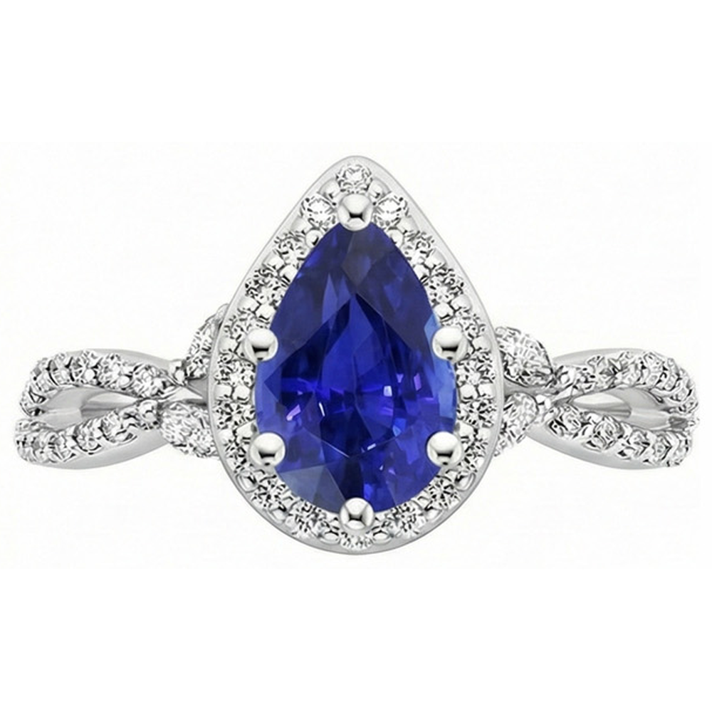echter marquise diamant 3.50Karat ring Profilansicht