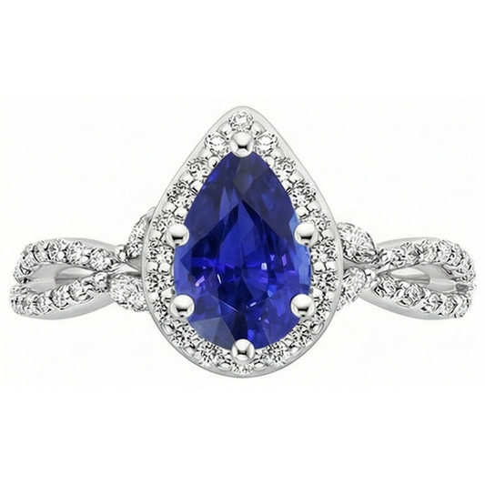 echter marquise diamant 3.50Karat ring Profilansicht