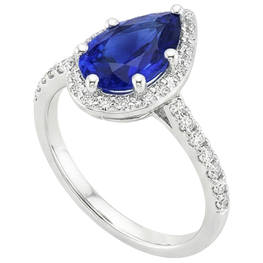 echter round diamant 3.75Karat ring Detailansicht