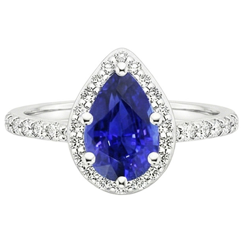 echter round diamant 3.75Karat ring Profilansicht