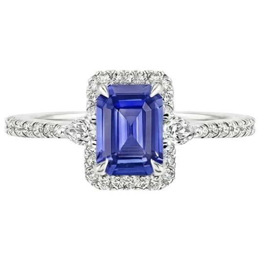 echter marquise diamant 4.25Karat ring Profilansicht