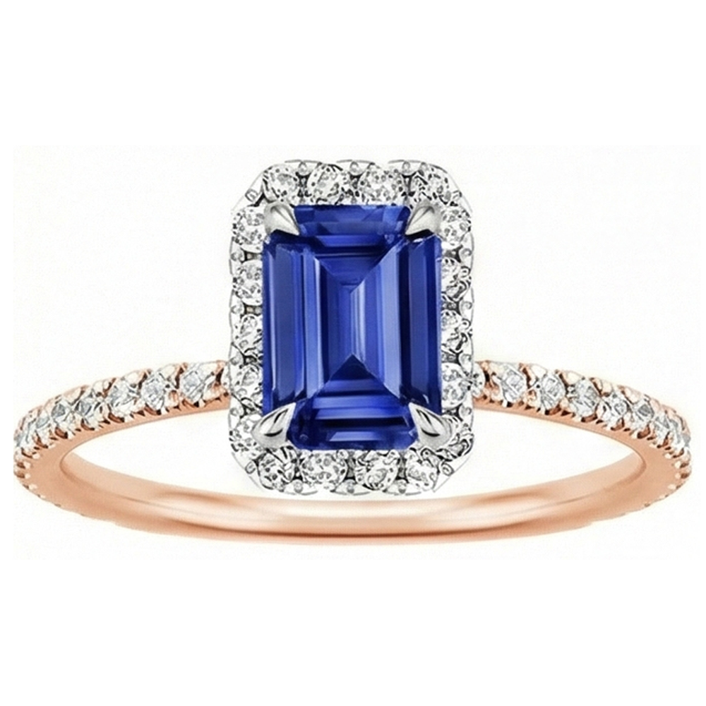 echter round diamant 4.25Karat ring Detailansicht