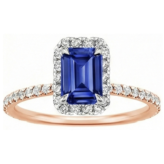echter round diamant 4.25Karat ring Detailansicht