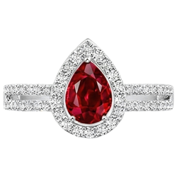 Echter Rubin Ring 4 Karat