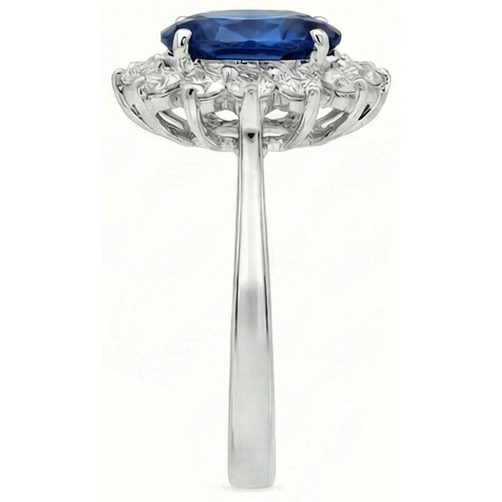 Halo Saphir Ring