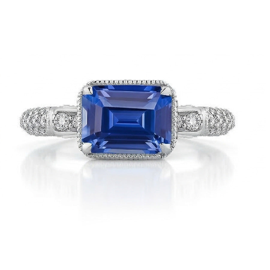 echter round diamant 4Karat ring Detailansicht