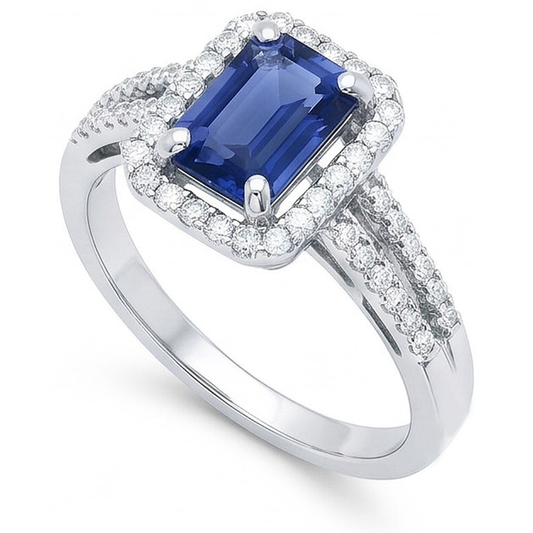 echter round diamant 4Karat ring Seitenansicht