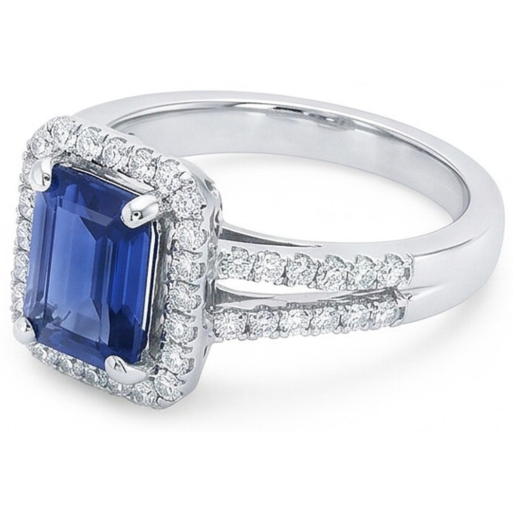 echter round diamant 4Karat ring Draufsicht