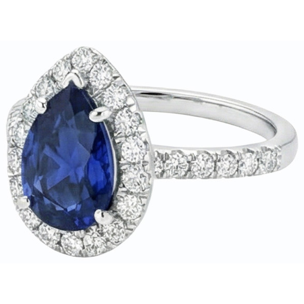 echter round diamant 3.50Karat ring Detailansicht