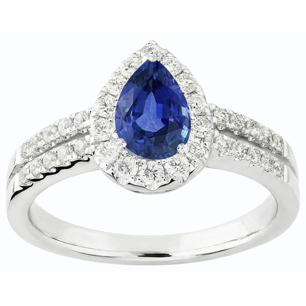 echter round diamant 4Karat ring Draufsicht