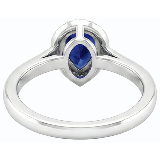 echter round diamant 2.50Karat ring Seitenansicht